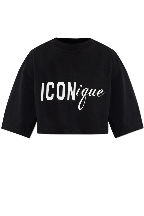 Short top with print od Dsquared2