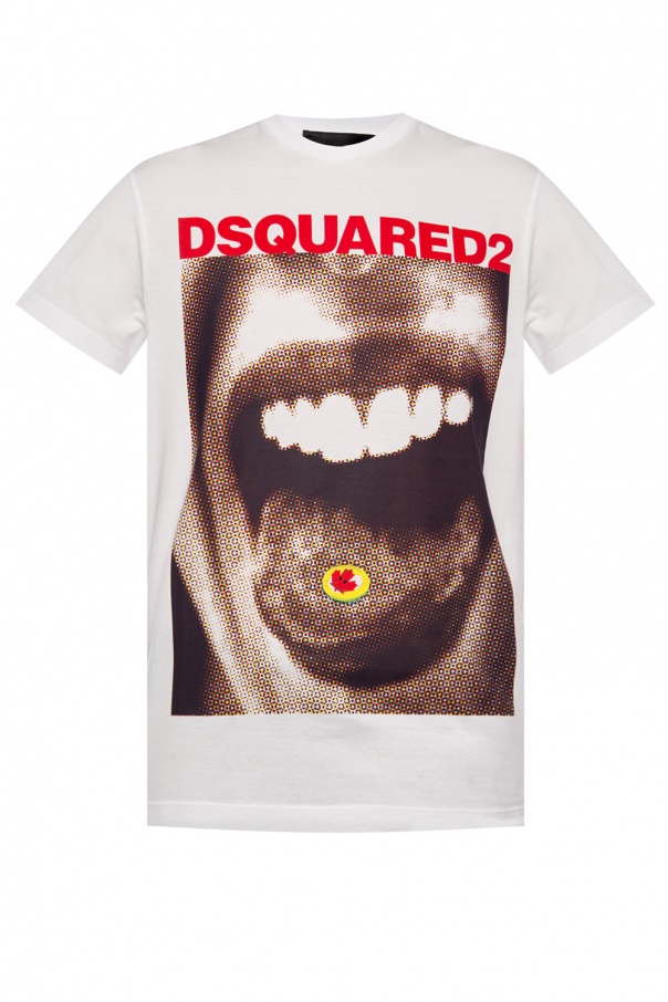 dsquared2 logo japan t shirt