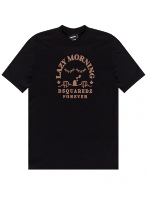 GANNI logo-lettering organic cotton T-shirt