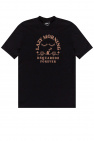 Saint Laurent embroidered logo polo shirt Schwarz