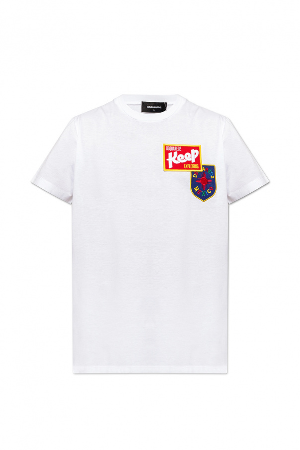 Dsquared2 T-shirt with patches