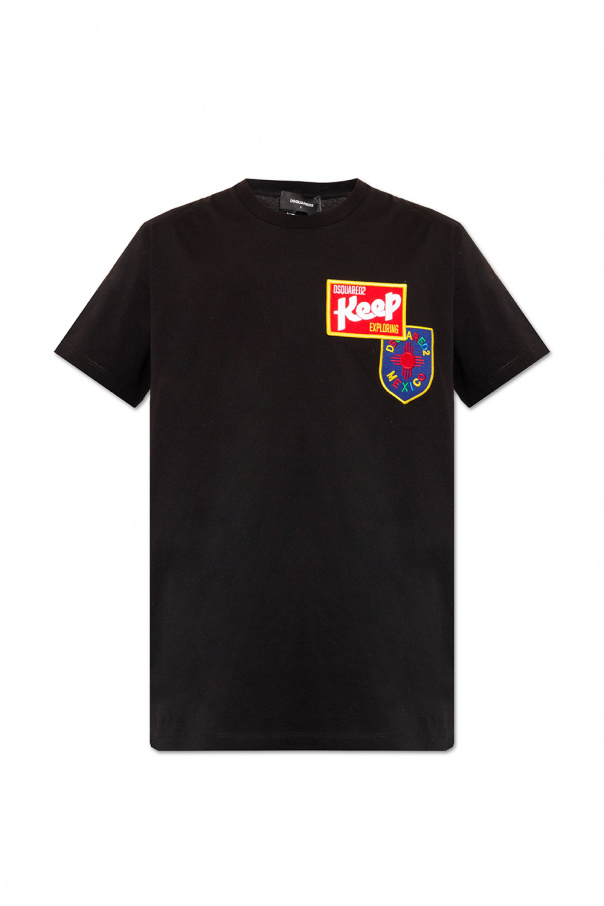 Dsquared2 T-shirt with patches
