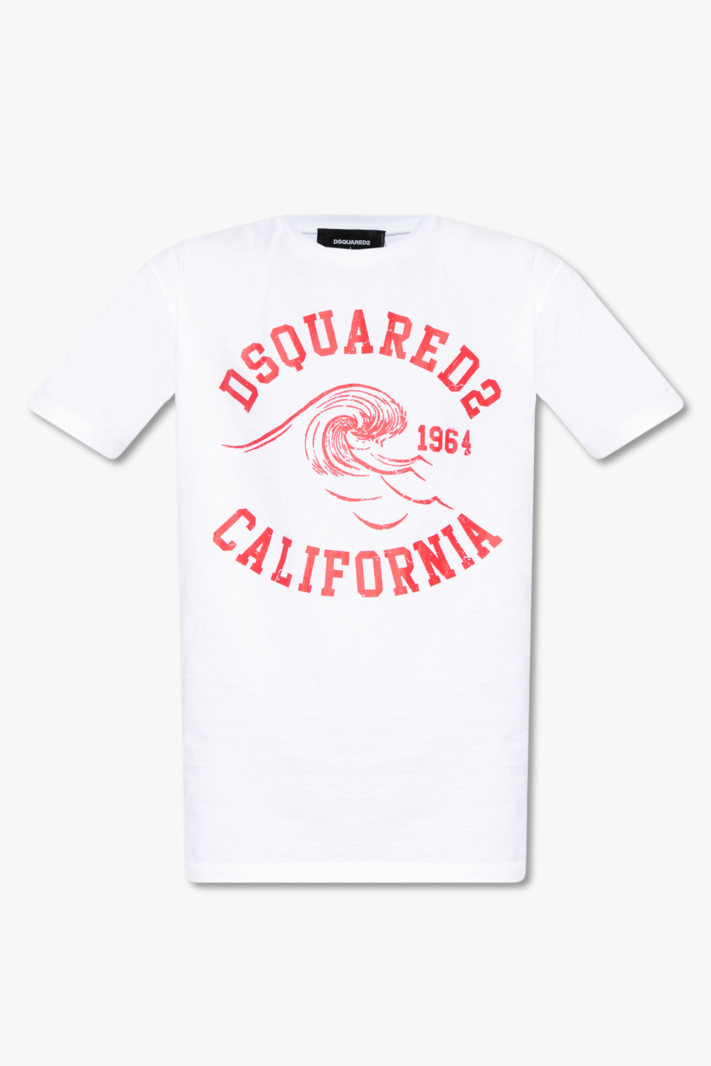 Dsquared2 T-shirt cotton z nadrukiem