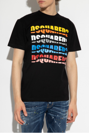 Dsquared2 Versace Kids glitter-detail T-shirt