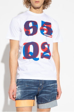 Dsquared2 graphic-print short-sleeved T-shirt Casual Bianco