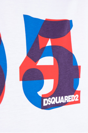 Dsquared2 graphic-print short-sleeved T-shirt Casual Bianco