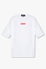 Gcds logo-embroidered cropped T-shirt