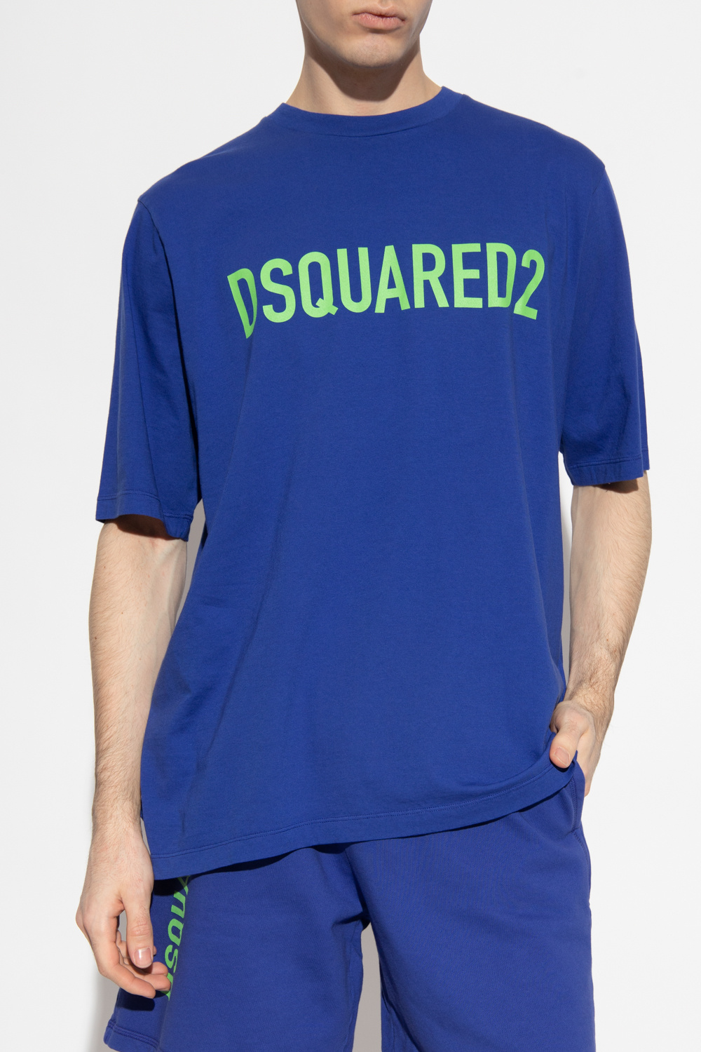 Dsquared2 Paradise Island knitted hoodie Green