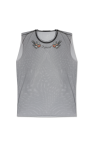 Dsquared2 Transparent sleeveless T-shirt