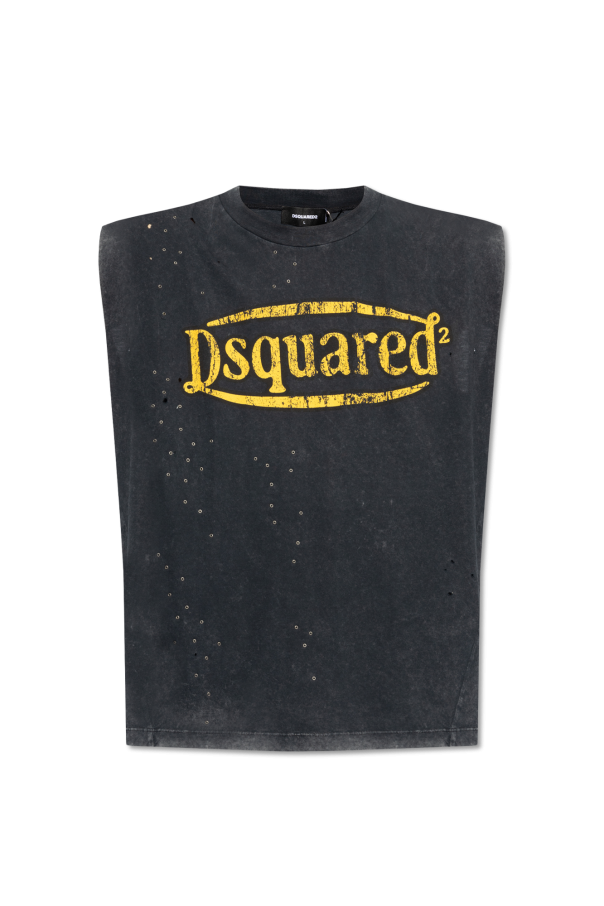Dsquared2 T-shirt bez rękawów