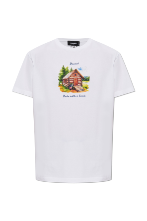 T-shirt with colorful print