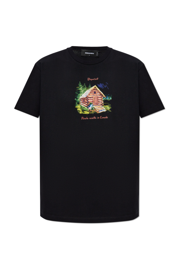 Dsquared2 T-shirt with colorful print