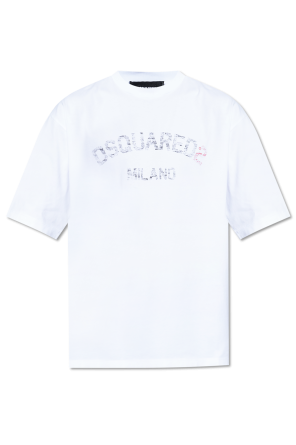 T-shirt with printed logo