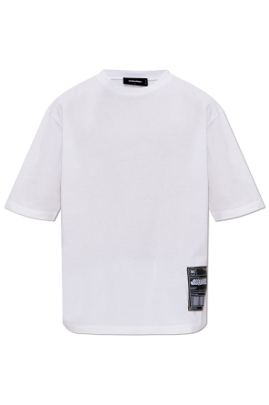 T-shirt with logo patch