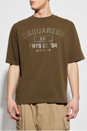Dsquared2 T-shirt with logo and rubber finish