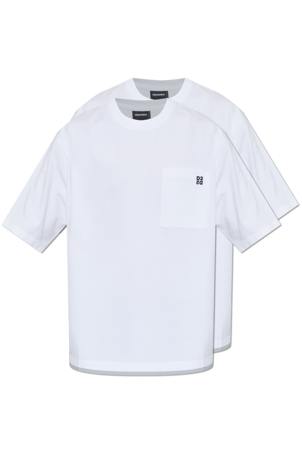 2-pack of pocket t-shirts od Dsquared2