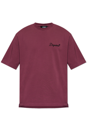 Camiseta con logo bordado