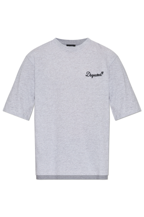T-shirt with embroidered logo