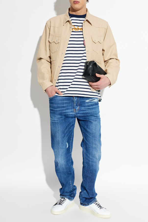 Dsquared2 T-Shirt mit Streifenmuster