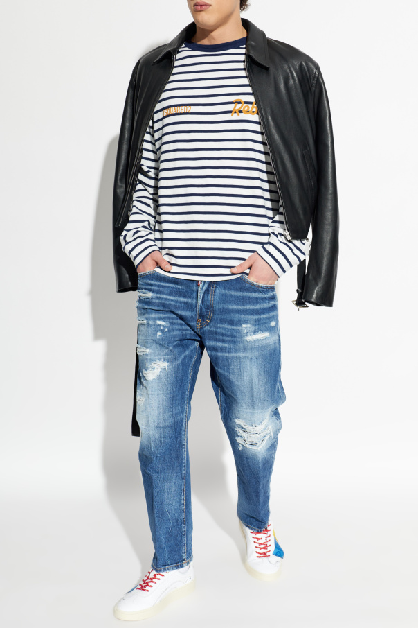 Dsquared2 T-shirt de mangas compridas