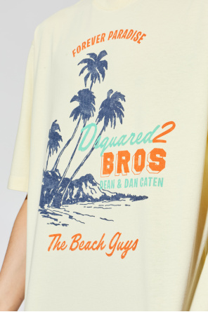 Dsquared2 T-shirt z nadrukiem
