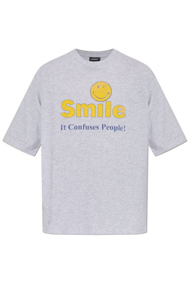 T-shirt with a vintage effect od Dsquared2