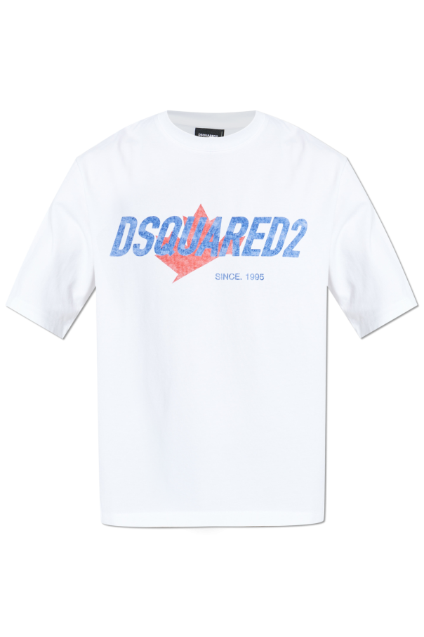 T-shirt with printed logo od Dsquared2