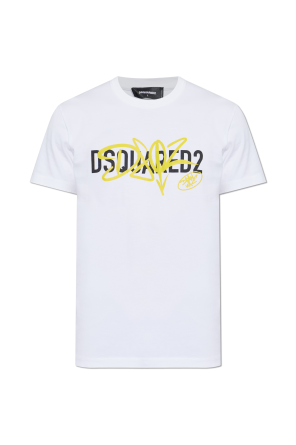 T-shirt with printed logo
