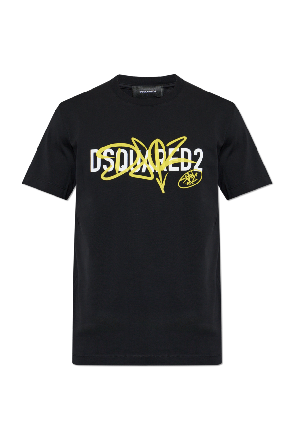T-shirt with printed logo od Dsquared2