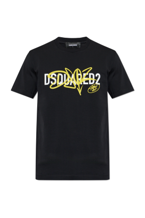 T-shirt with printed logo