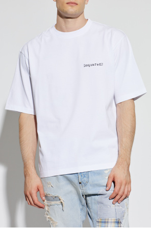 Dsquared2 T-shirt z kolorowym nadrukiem