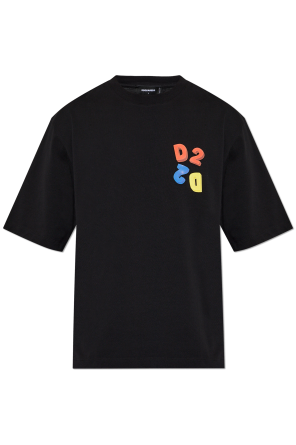 T-shirt with printed logo