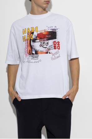 Dsquared2 T-shirt z nadrukiem