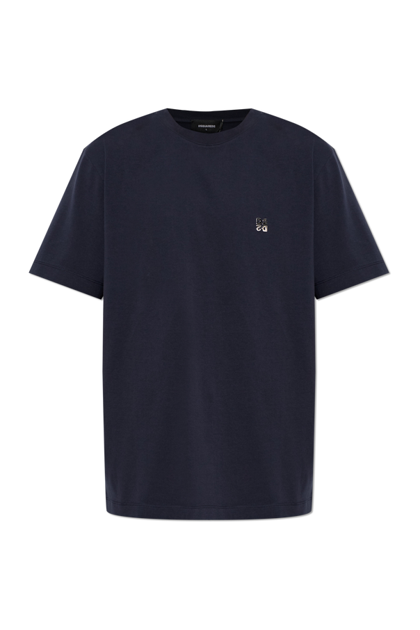 T-shirt with logo appliqué od Dsquared2