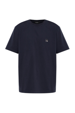 T-shirt with logo appliqué
