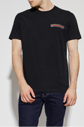 Dsquared2 T-shirt z naszywką z logo