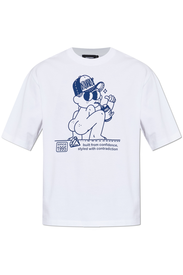 T-shirt with print od Dsquared2