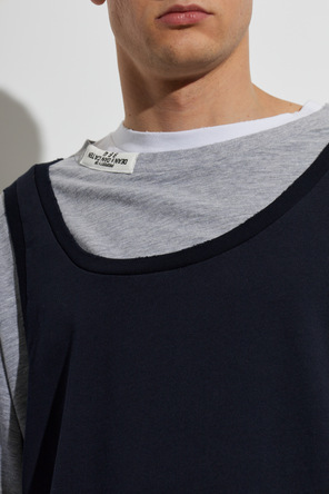 Dsquared2 T-Shirt aus Materialmix