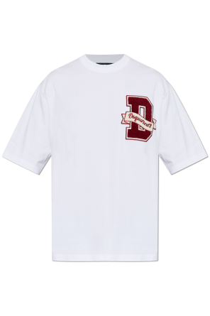 Camiseta con parche en forma de logo