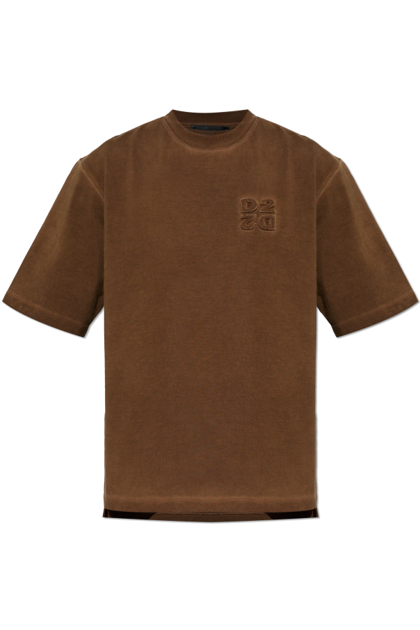 T-shirt with embossed logo od Dsquared2
