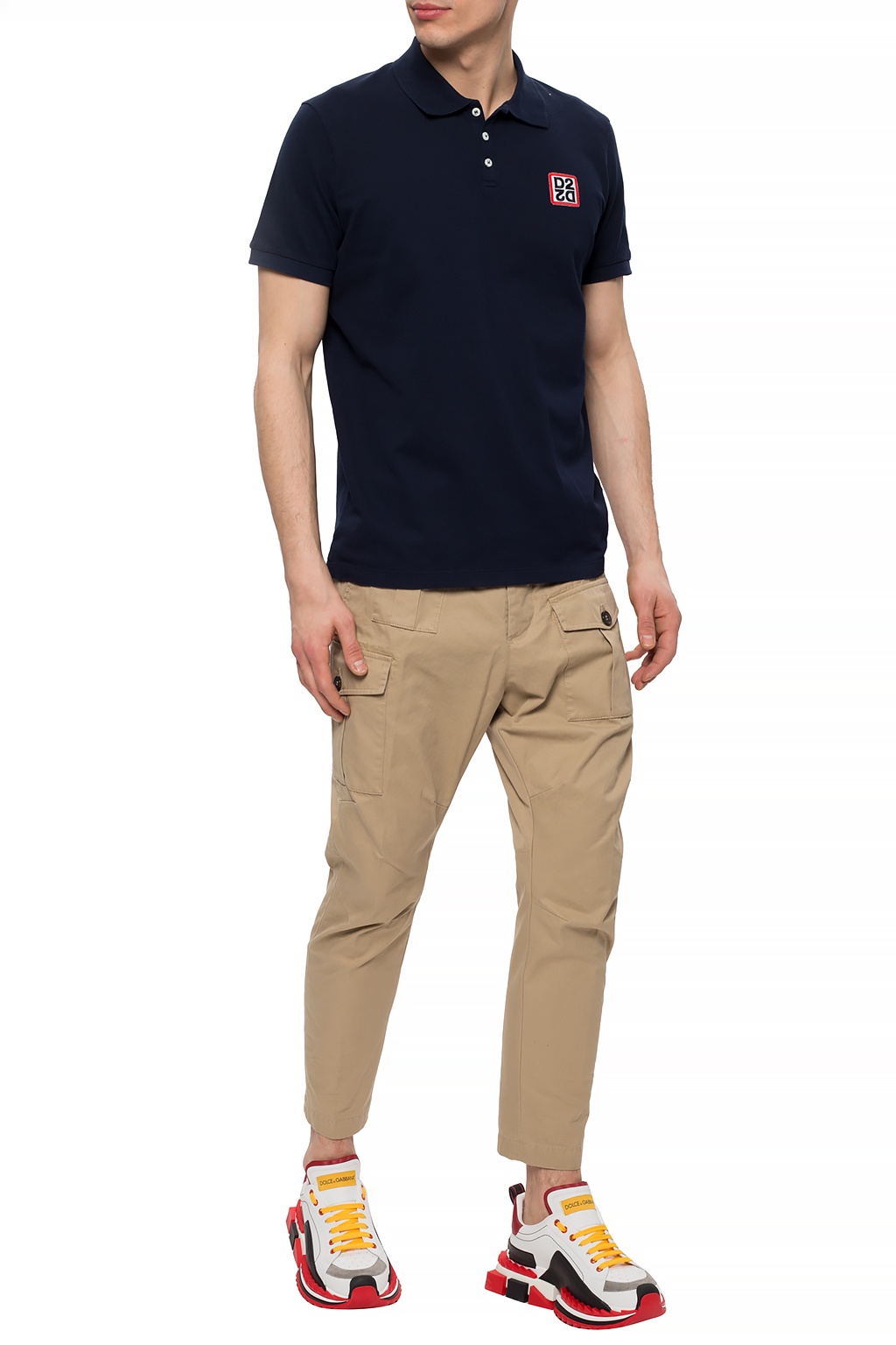 dsquared polo navy