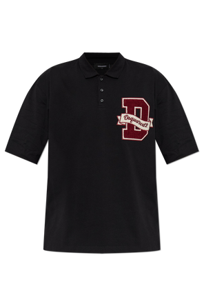 Polo with embroidered logo
