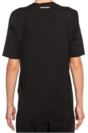 Dsquared2 Nike Running Run Division Miler Czarny T-shirt breasted z logo zmieniającym kolor