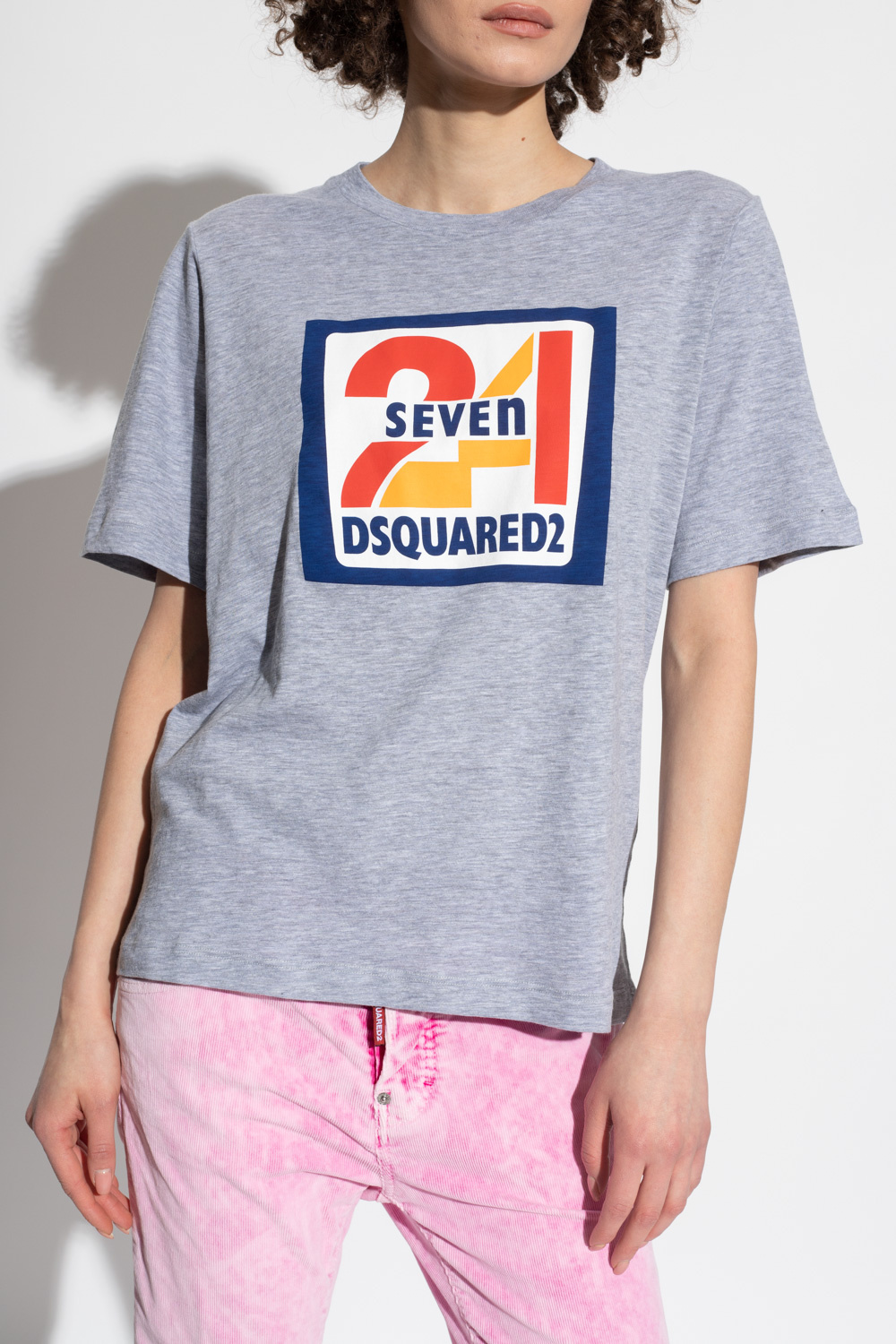 Dsquared2 Prancing Horse Logo-Print T-shirt