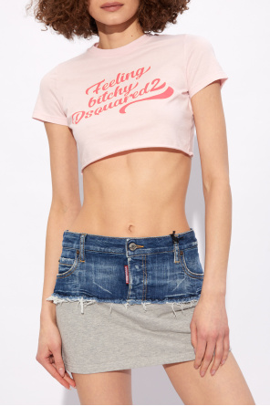 Dsquared2 Crop top with logo