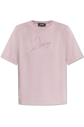 T-shirt with printed logo