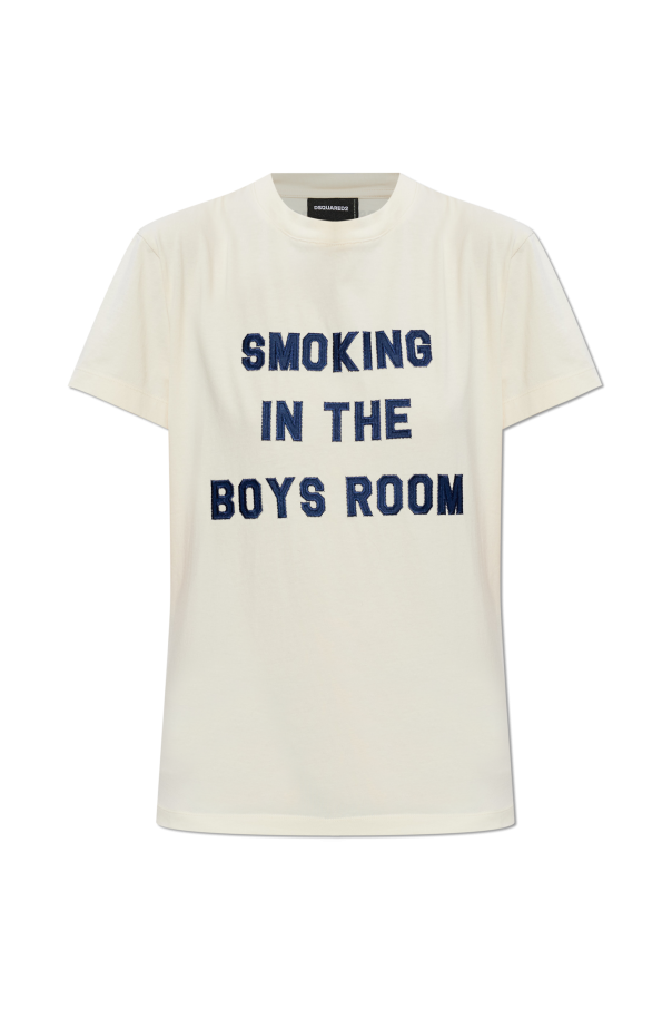 T-shirt with a patch od Dsquared2