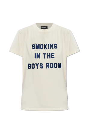 T-shirt with a patch