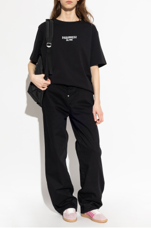 T-shirt with printed logo od Dsquared2