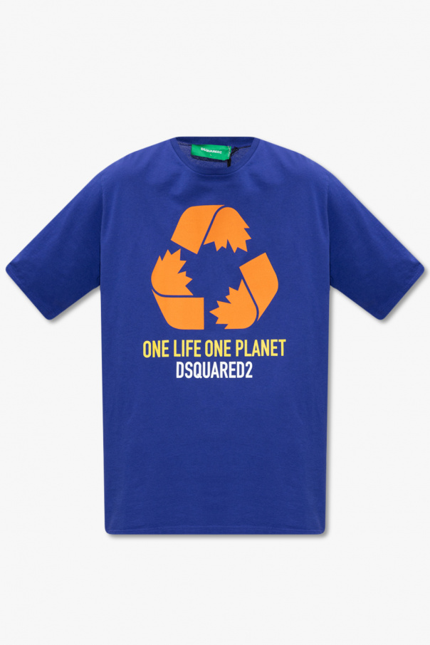 Dsquared2 T-shirt Levis z nadrukiem